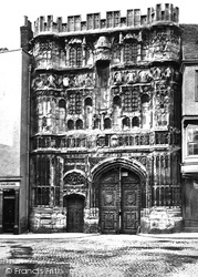 Christchurch Gate c.1860, Canterbury
