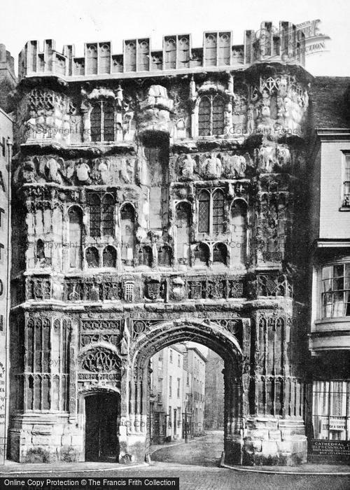 Photo of Canterbury, Christchurch Gate c.1879