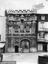 Christchurch Gate c.1890, Canterbury
