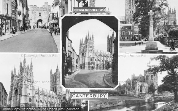 Photo of Canterbury, Composite c.1955