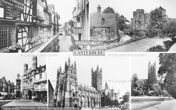 Photo of Canterbury, Composite c.1960