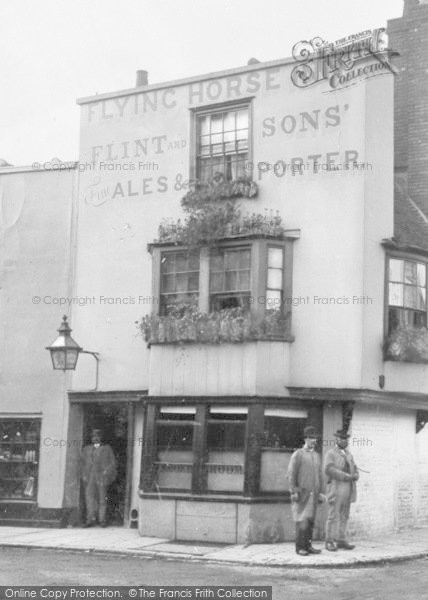 Photo of Canterbury, Flying Horse Inn 1886