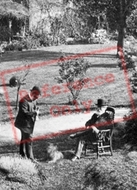 Gentlemen In Cathedral Gardens c.1868, Canterbury