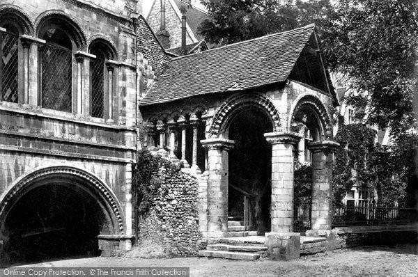 Photo of Canterbury, Norman Stair 1890