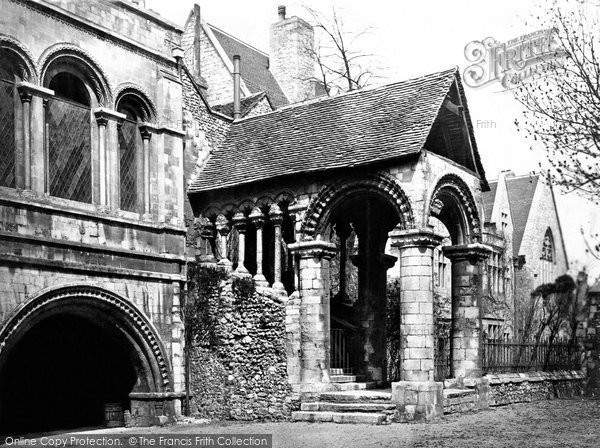 Photo of Canterbury, Norman Stair c.1879