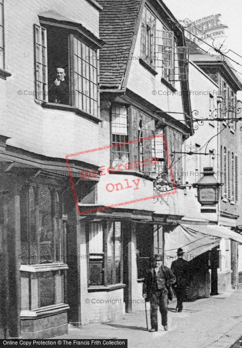 Photo of Canterbury, St Dunstan's Street, People c.1880