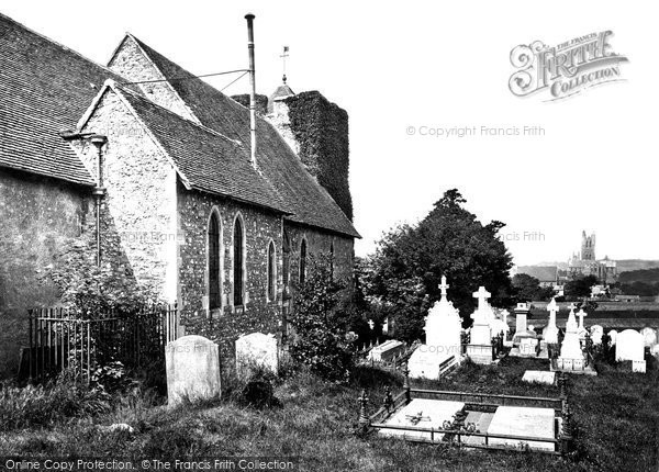 Photo of Canterbury, St Martin's Church 1866