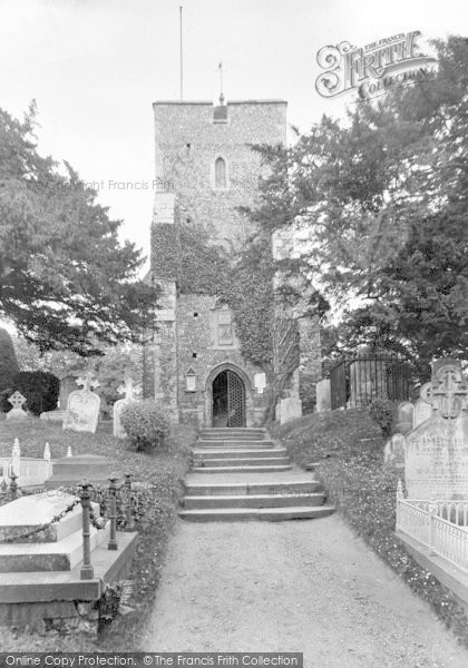 Photo of Canterbury, St Martin's Church 1921