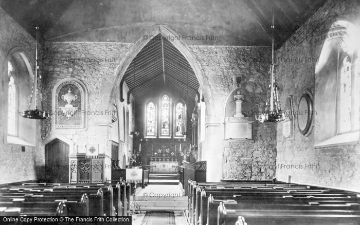 Photo of Canterbury, St Martin's Church Interior 1898 