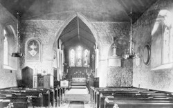 St Martin's Church Interior 1898 , Canterbury