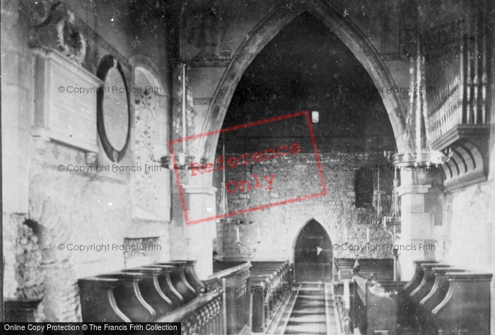Photo of Canterbury, St Martin's Church Interior 1898