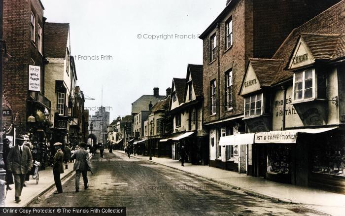 Photo of Canterbury, St Peter's Street 1921