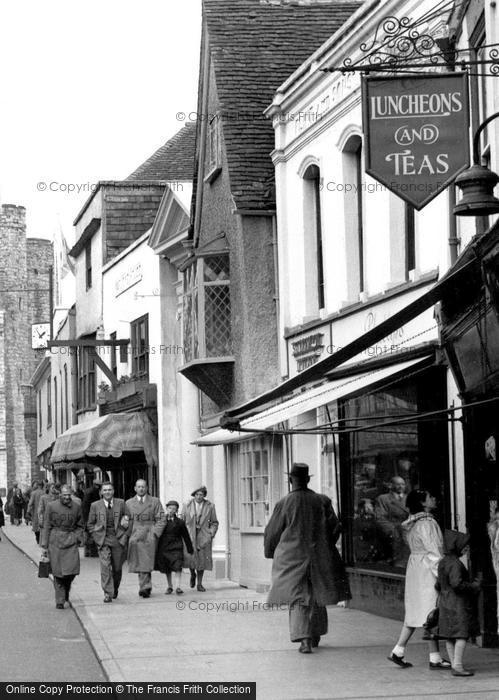 Photo of Canterbury, St Peter's Street, People c.1955