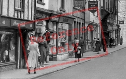 St Peter's Street, Shops c.1955, Canterbury