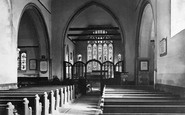 Canterbury, St Stephen's Church interior c1888