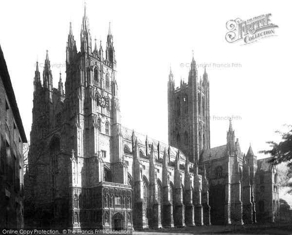 Photo of Canterbury, The Cathedral 1888