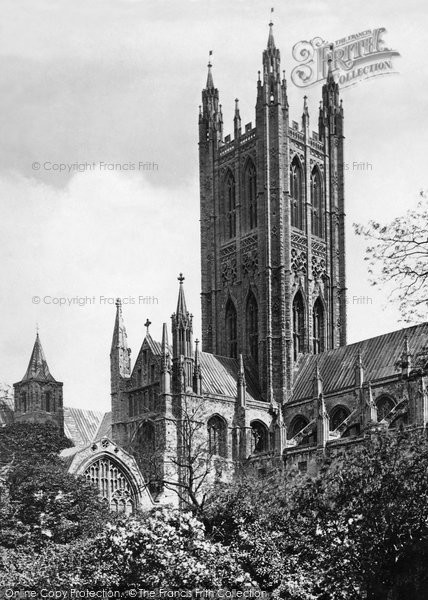 Photo of Canterbury, The Cathedral, Bell Harry Tower 1888