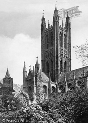 The Cathedral, Bell Harry Tower 1888, Canterbury
