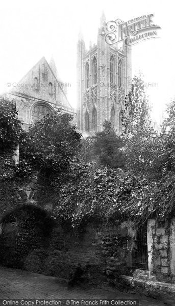 Photo of Canterbury, The Cathedral, Black Walk 1888