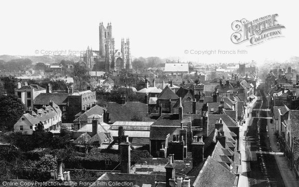 Photo of Canterbury, The Cathedral c.1875