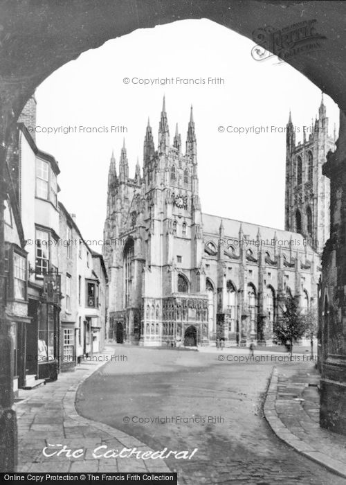 Photo of Canterbury, The Cathedral c.1950