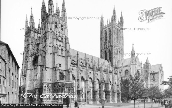 Photo of Canterbury, The Cathedral c.1950