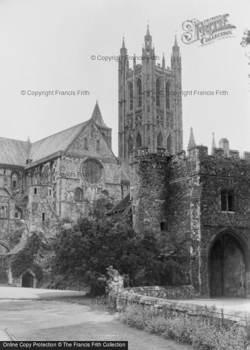 Photo of Canterbury, The Cathedral c.1955