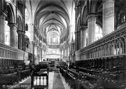 The Cathedral, Choir East 1888, Canterbury