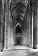 The Cathedral, Nave Looking East 1888, Canterbury