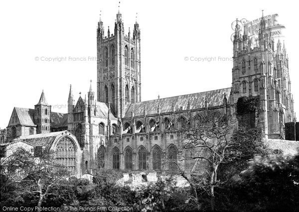 Photo of Canterbury, The Cathedral, North West 1888
