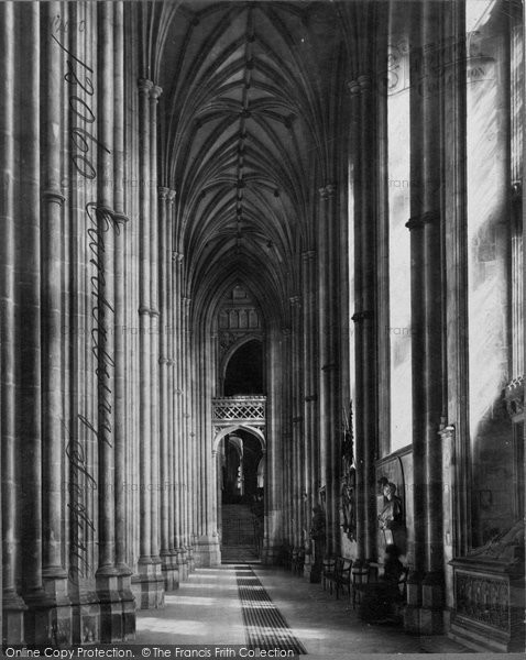 Photo of Canterbury, The Cathedral, South Aisle c.1875