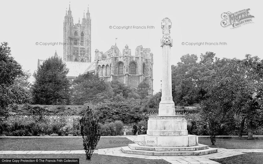 Canterbury, the Cathedral & the Kent War Memorial 1924