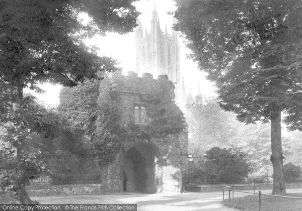 Photo of Canterbury, The Cathedral, The North Gate 1890