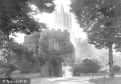 The Cathedral, The North Gate 1890, Canterbury