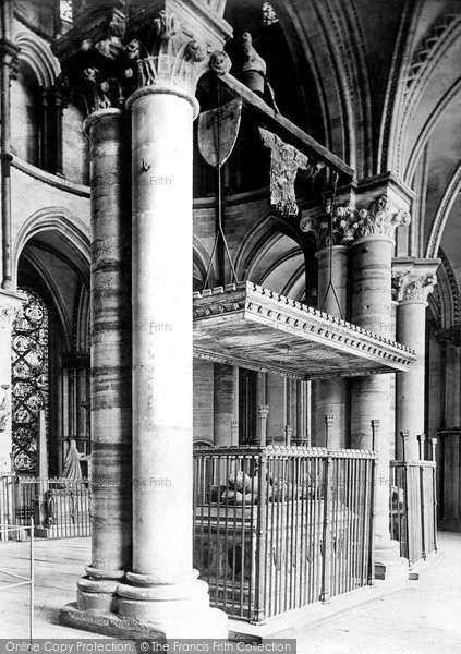 Photo of Canterbury, The Cathedral, The Tomb Of The Black Prince 1888