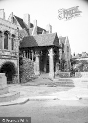 The Norman Stairs c.1950, Canterbury