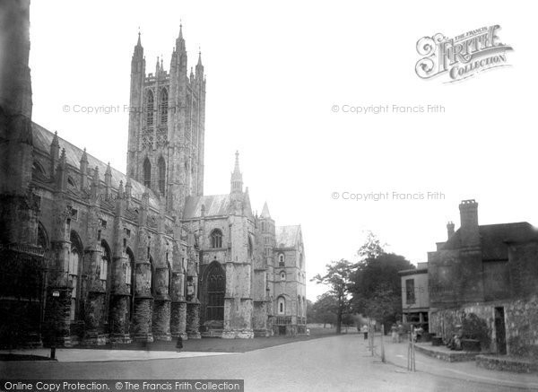 Photo of Canterbury, The Precincts c.1952