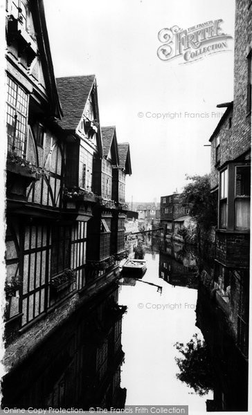 Photo of Canterbury, The Weavers' House c.1960