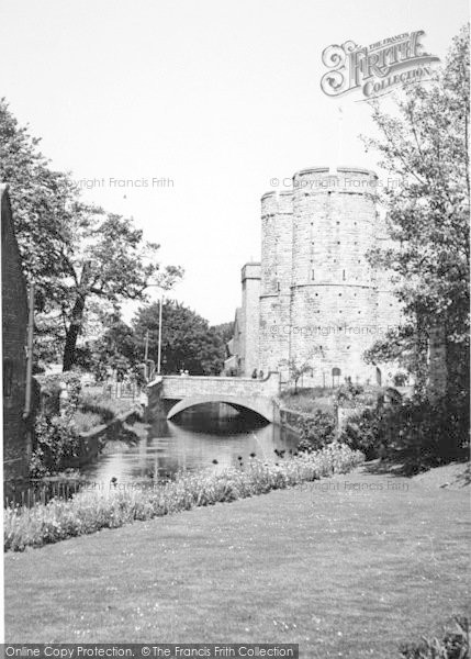 Photo of Canterbury, The West Gate c.1955