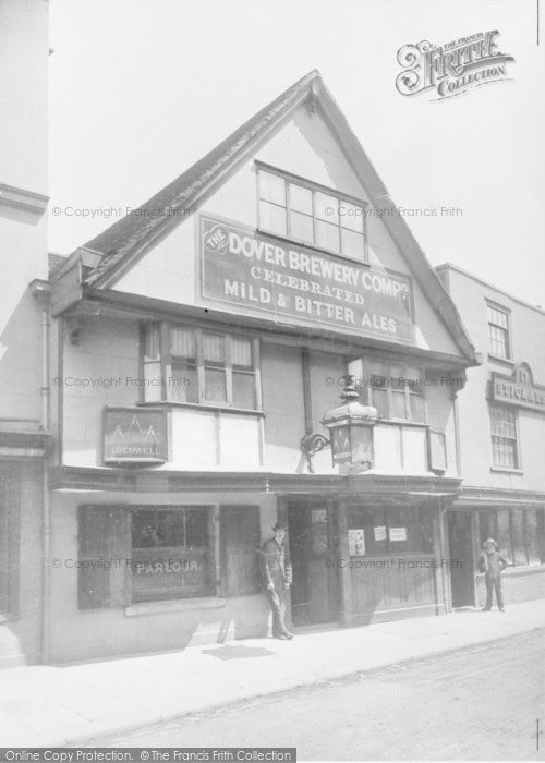 Photo of Canterbury, Three Compasses Inn 1886