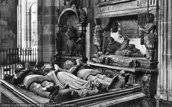 Photo of Canterbury, Tombs In The Warriors' Chapel c.1862