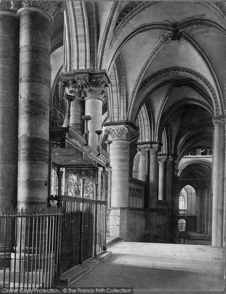 Photo of Canterbury, Trinity Chapel, North Side c.1862