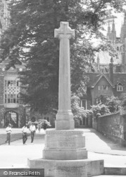War Memorial c.1960, Canterbury