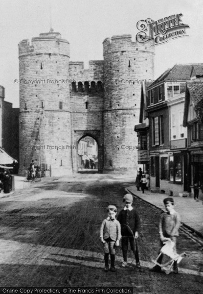 Photo of Canterbury, West Gate 1890