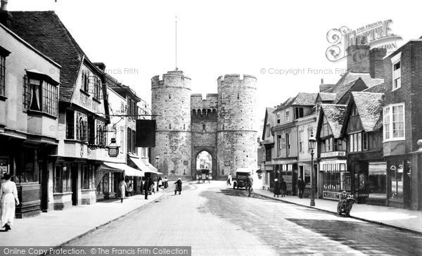 Photo of Canterbury, West Gate And St Dunstan's Street 1921