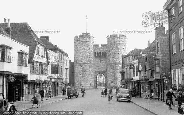 Canterbury, West Gate And St Dunstan's Street 1952