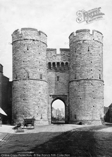 Photo of Canterbury, West Gate c.1868