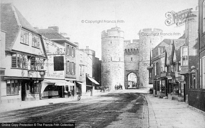 Photo of Canterbury, Westgate 1882