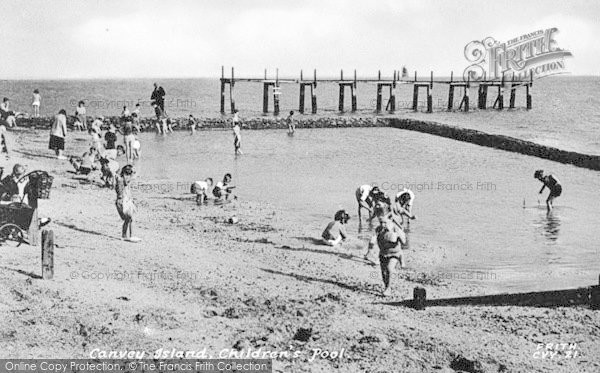 Photo of Canvey Island, Children's Pool c.1955
