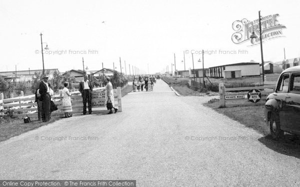 Photo of Canvey Island, Entrance To Thorney Island Camp c.1960